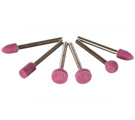 Шарошки-мини по металлу, корунд, 6 шт. FIT IT 36924 