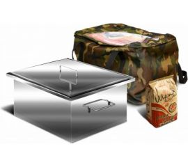 Коптильня Ольховый дым Универсал 400х200х200 мм, 1.5 мм КУ-2 