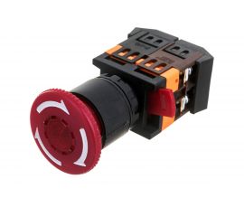 Кнопка IEK ANE22 грибок, красная 240В ИЭК BBG40-ANE-K04 