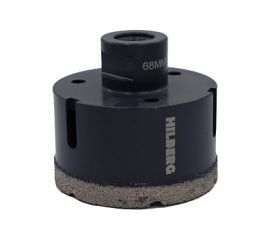 Коронка алмазная по керамике и керамограниту Super Hard (68 мм; M14) Hilberg HH668 