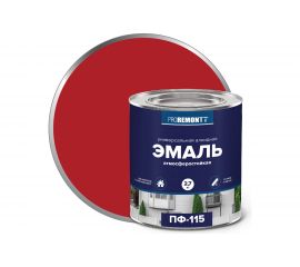 Эмаль PROREMONTT ПФ-115 красная, 2.7 кг Лк-00004470 