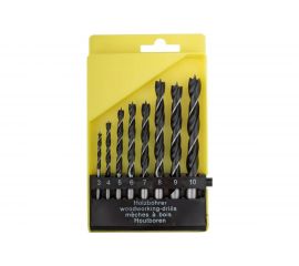 Сверла по дереву (8 шт; 3, 4, 5, 6, 7, 8, 9, 10 мм) FIT IT 36103 