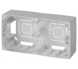 Коробка накладного монтажа ЭРА 12610203 2 поста, Эра 12, алюминий Б0043172 