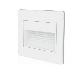 Светодиодный встраиваемый светильник для подсветки лестниц FERON, 1W, 80LM, 3000K, белый, JD13 41193 