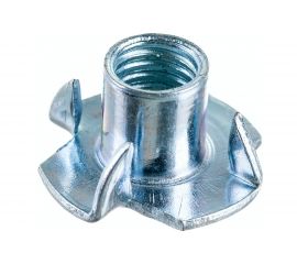 Врезная гайка Стройметиз M8 DIN 1624 цинк уп. 6 шт. 3130051 