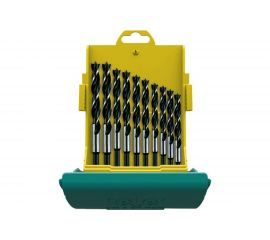 Набор спиральных сверл по дереву CV (10 пр; 3-12 мм) Heller TD24646 