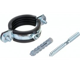 Хомут Uni-Fitt 1 1/2” 47-52 мм с резиновым уплотнителем, шпилькой и дюбелем 850U6800 
