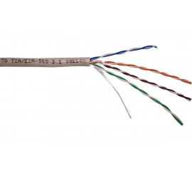 Кабель NEWMAX UTP CCA витая пара , 4 пары, категория 5e, PVC, серый, 305м в катушке, NM-UTP5E4PR-CCA 