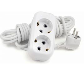Двухместный сетевой удлинитель LUX У2-Е, 10м 4606400414575 