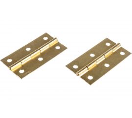 Карточная петля Левша 30х55 мм, золото, 2 шт У8-3869.З 