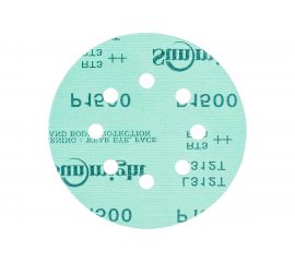 Круг шлифовальный FILM L312T+ (5 шт; 125 мм; на липучке; 8 отв; зелёный; P1500) SUNMIGHT 53222R 