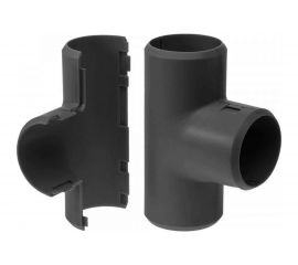 Разборный тройник Промрукав d25 мм черный PR13.0179 