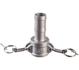 Камлок тип С (розетка с хвостовиком; 25 мм-1""; нержавеющая сталь) TITAN LOCK TL100CSS 