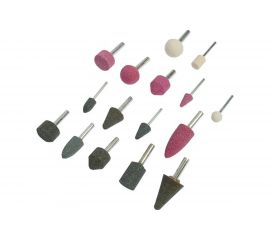 Набор шарошек абразивных (16 шт; хвостовик 3 и 6 мм) TUNDRA 4266125 