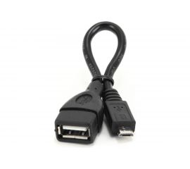 Кабель Cablexpert USB 2.0 OTG USB-AF/Micro-BM, 0.15м, пакет A-OTG-AFBM-001 