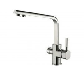 Смеситель для кухни под фильтр KAISER Decor боковой O35 серебро 40144-5 