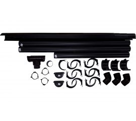 Комплект водосточной системы Murol G130 (ПВХ; коричневый) K1,5-L6H3B 