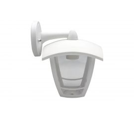 Садово-парковый светильник ЭРА 4 грани, белый, настенный, вниз Б0051196 