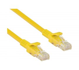 Патч-корд ExeGate UTP-RJ45-RJ45-5e-0,3M-YL, UTP, cat.5e, 0.3м, желтый 258664 