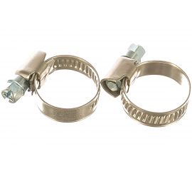 Обжимной хомут из нержавеющей стали Tech-Krep 12х22 2шт - ярлык 104043 