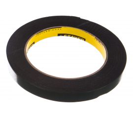 Клейкая монтажная лента STAYER "Profi" на вспененной основе черная 12 мм х 5 м 12233-12-05 