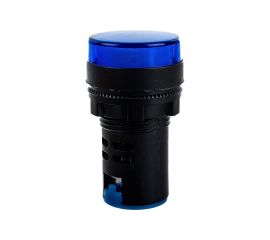 Лампа ЭРА AD22DS(LED)матрица d22мм, синий, 230В, 10/1000/12000 Б0045621 