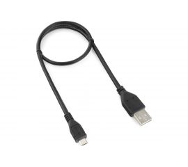 Кабель Cablexpert Pro USB 2.0 AM/micro BM 5P, 0.5м, экран, черный, пакет CCP-mUSB2-AMBM-0.5M 