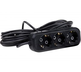 Бытовой удлинитель АТЛАНТ ПВС 3х0,75 ГОСТ 3500Вт 3 гнезда 7м 80012 