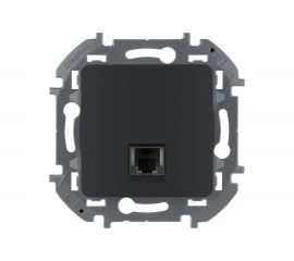 Телефонная розетка RJ11 Legrand - INSPIRIA - антрацит 673823 