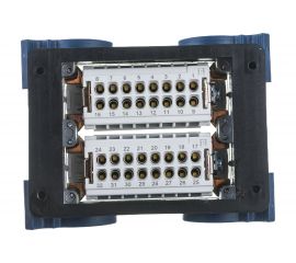 Низкая розетка Emas 4-фиксатора, для панели, 32 полюса, 16А, 400В. EBM32PM44 