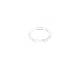 Пластиковые кольца для штор Аквалиния прозрачные, 12 шт. SCH-101PP 