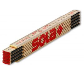 Складной метр (2 м, береза) SOLA H 2/10 53010201 