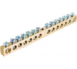 Нулевая шина, 6х9, 14/1 IEK YNN10-14-100 