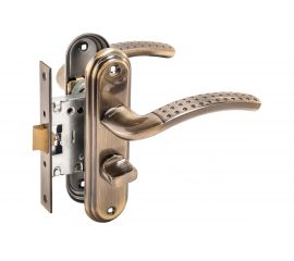 Защелка БУЛАТ ЗЩ1-Д01.01 (П) АЛЬФА (бронза; правая; с фиксацией) 13947 