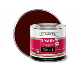 Эмаль Лакра ПФ-115 шоколадно-коричневая, 2 кг 90001010511 