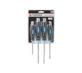 Набор силовых отверток Forsage Profi магнитные, 4 предмета F-7004 