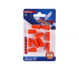 Соединительный изолирующий зажим REXANT СИЗ-3, 1,5-6 мм2, оранжевый, 10 шт 06-0232-B10 