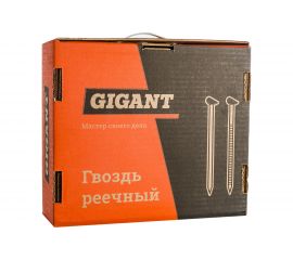 Реечный гвоздь по дереву Gigant D34, 28/50, рифл., 5000 шт. GGR-28-50 