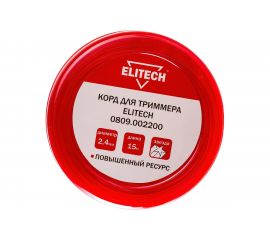 Леска (2.4 мм; 15 м; звезда) Elitech 0809.002200 