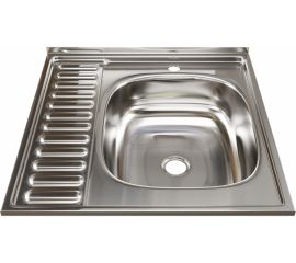 Мойка mixline 60х60х16 см, 0.4, правый выпуск 1 1/2 527969 