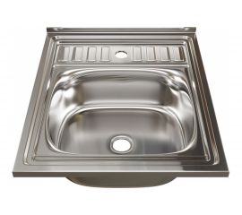 Мойка mixline 60х50х16 см, 0.4, выпуск 1 1/2 527966 