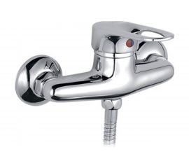 Смеситель для душа FRAP 40к F2028-B с отверстием, шланг и лейка F04 517058 