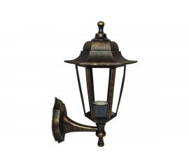 Настенный светильник-фонарь APEYRON бронза 6-гранный прозрачное стекло 11-99БР 