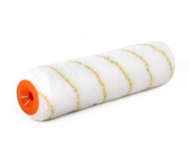 Валик ZOLDER полиамид, с желтой полосой, 250 мм, под ручку, 8 мм, ядро 40 мм, ворс 12 мм Z-250128 