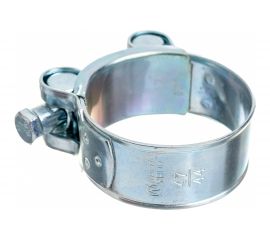 Силовой хомут Nord-Yada Д: 44-47 мм, Ш: 22 мм, Т: 1,2 мм, болт: М6х55, оцинкованная сталь 905992 