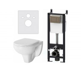 Инсталляция с клавишей, унитазом, сиденьем Damixa Jupiter DX77.IS10151.1738 