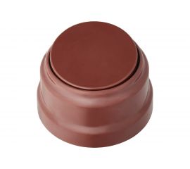 1-клавишный выключатель Bylectrica А16-2211 6А открытой установки, серия РЕТРО, коричневый, А16-2211 коричневый 