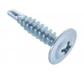 Саморезы с полусферической головкой и сверлом Профикреп цинк пакет, 4,2х19 14 шт 111734 