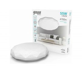 Светильник Gauss Basic Space Diamond НПС 55W 4700lm 4000K 220-240V IP20 500х450х85 1/10 995439260 