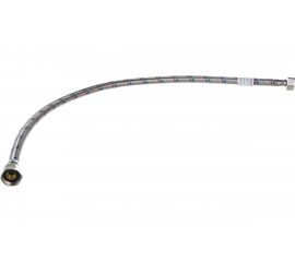 Подводка гибкая для воды ELKA с оплеткой из нержавеющей стали 1/2"" х 60 см в/в, гайки, нержавеющая сталь ИС.100067 